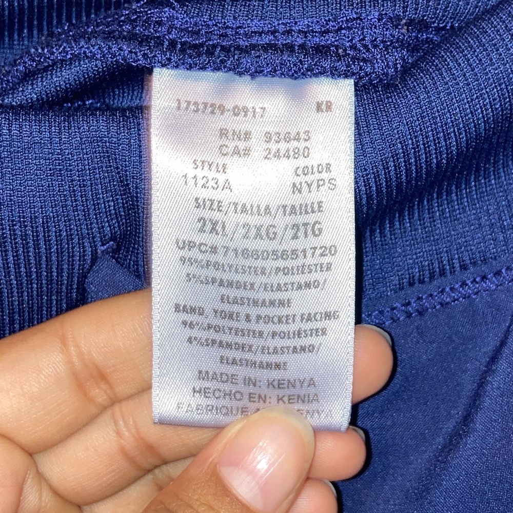 Cherokee INFINITY Navy Blue Scrub Pants - XL - Picture 2 of 7